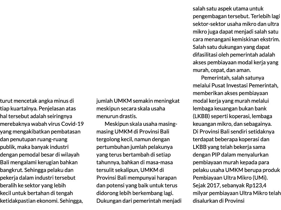 turut mencetak angka minus di tiap kuartalnya. Penjelasan atas hal tersebut adalah seiringnya merebaknya wabah virus ...