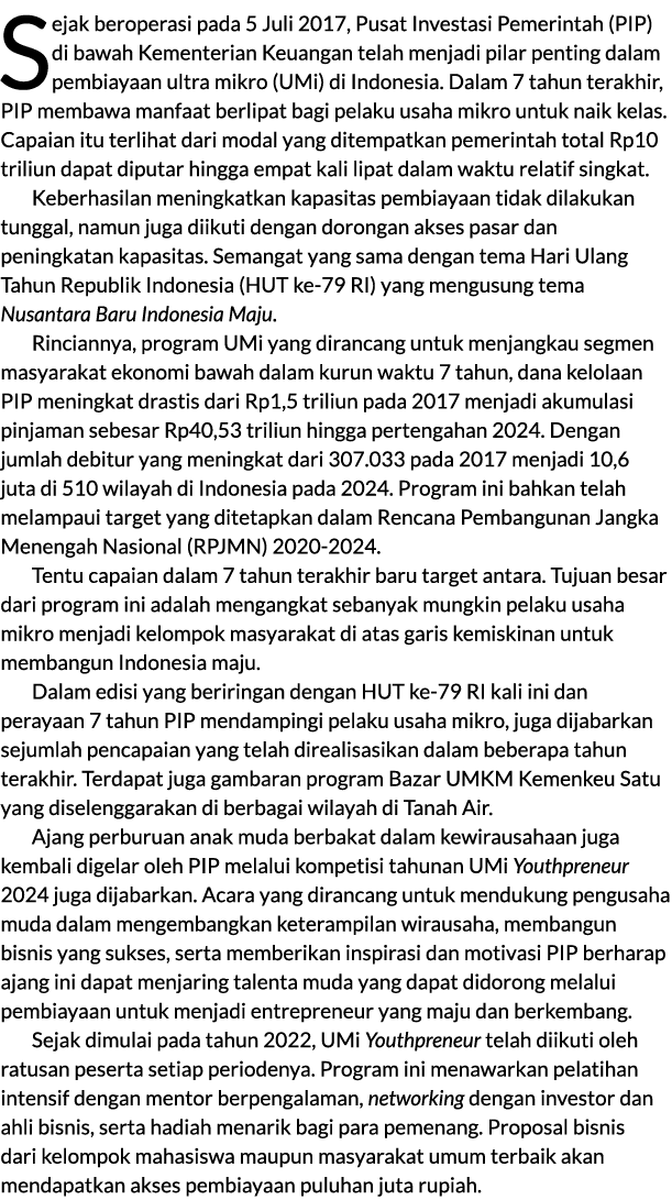 Sejak beroperasi pada 5 Juli 2017, Pusat Investasi Pemerintah (PIP) di bawah Kementerian Keuangan telah menjadi pilar...