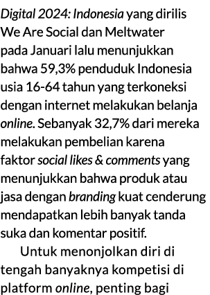 Digital 2024: Indonesia yang dirilis We Are Social dan Meltwater pada Januari lalu menunjukkan bahwa 59,3% penduduk I...